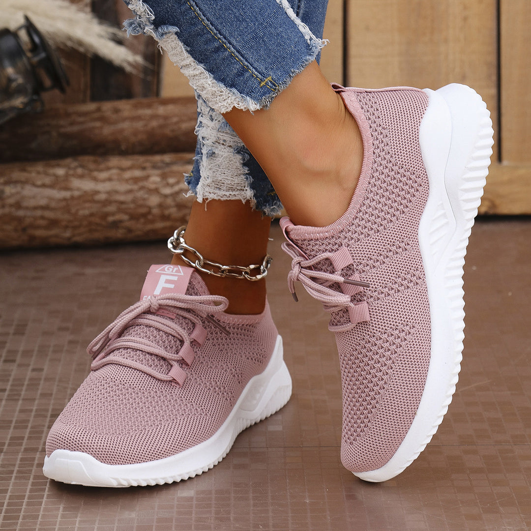 Damen atmungsaktive Sneaker in modischem Design EB