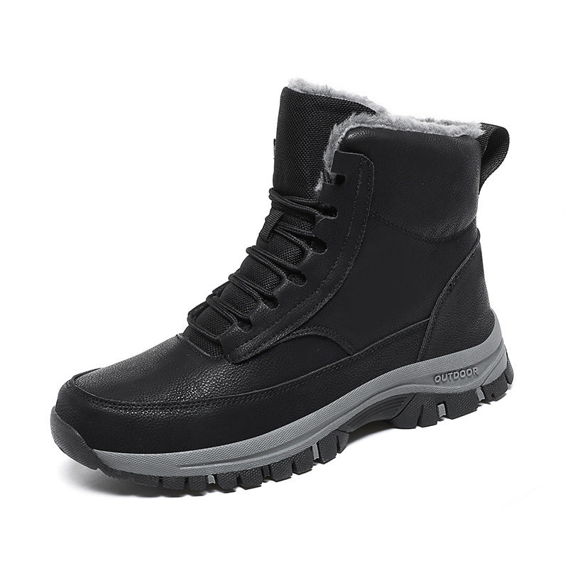 Damen Sportliche Winterstiefel mit warmem Futter und rutschfester Sohle EB