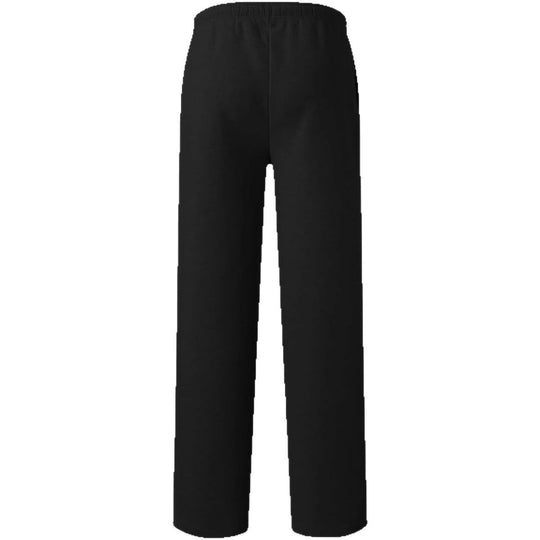 Damen nan weite High‑Waist Palazzo-Loungehose mit elastischem Komfortbund, Kordelzug und seitlichen Eingrifftaschen EB