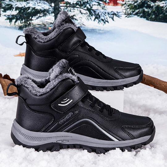 Damen warme Winterboots mit isolierender Fütterung und rutschfester Sohle EB