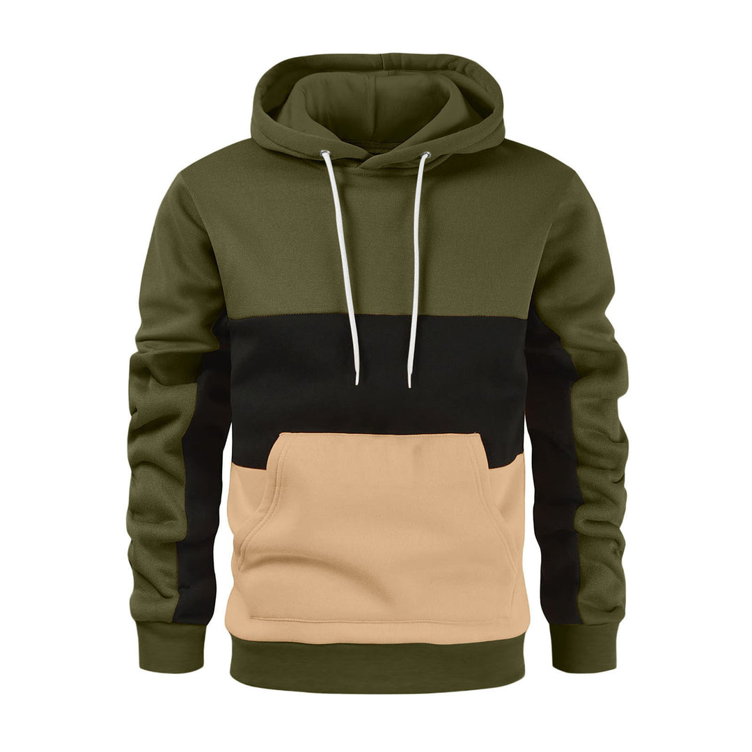 Herren Kapuzenpullover mit modischem Farbblockdesign EB