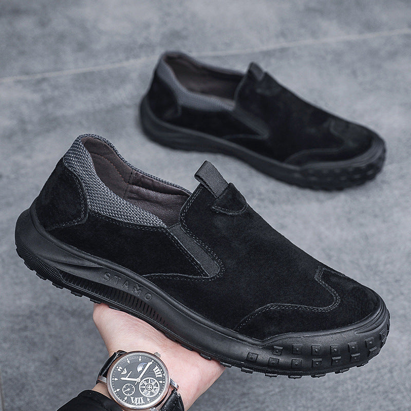 Damen Bequeme Slip-On Freizeitschuhe mit rutschfester Sohle EB