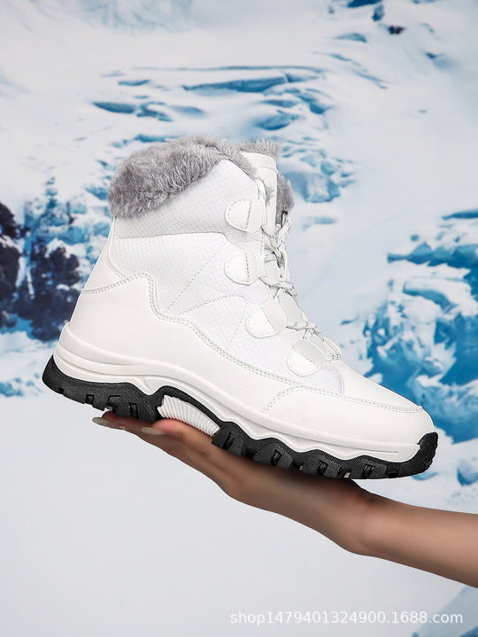 Damen Warme Winterstiefel mit isolierendem Fleece und rutschfester Sohle EB