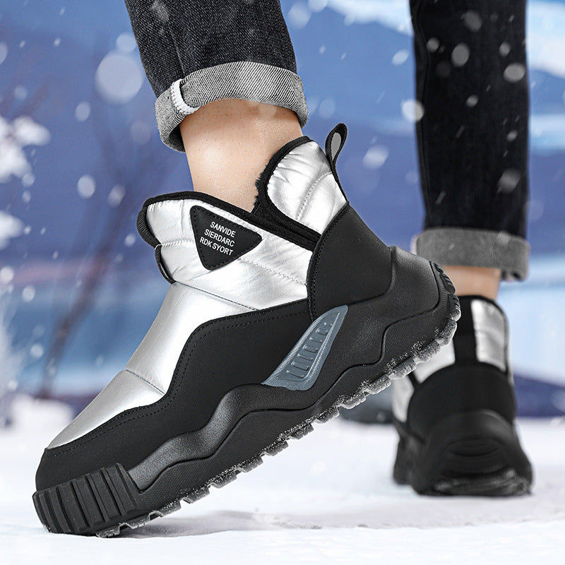 Damen isolierte Winterstiefel mit rutschfester Sohle und bequemer Innensohle EB