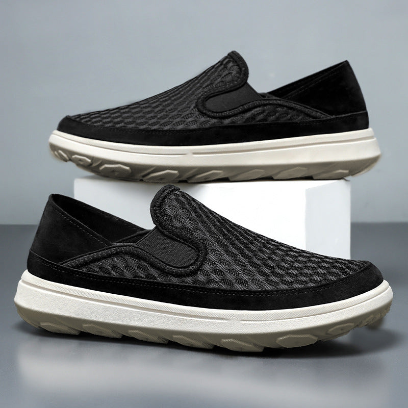 Damen Atmungsaktive Slip-On Freizeitschuhe mit flexibler Sohlentechnologie EB