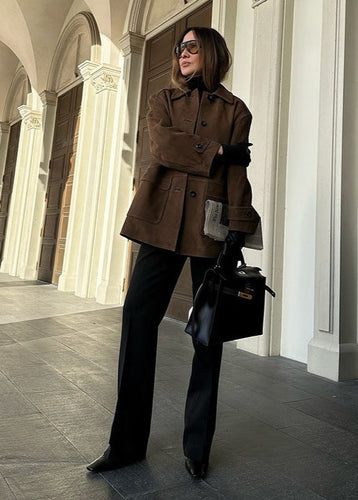 EB | Wildleder Button-Up Jacke
