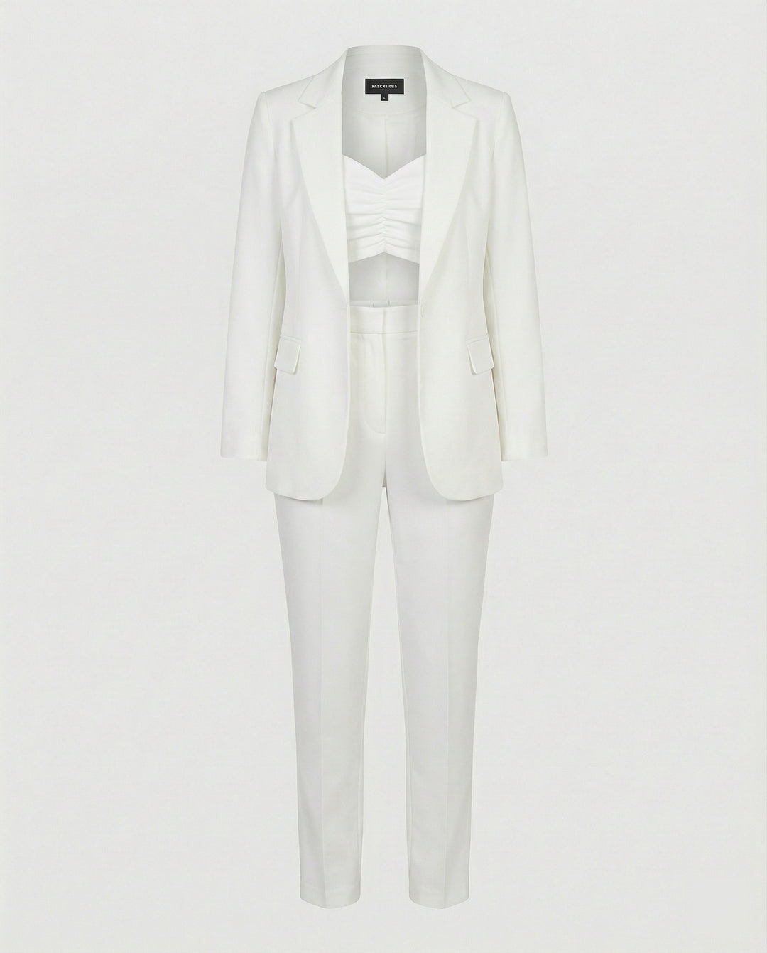 EB Stylisches 3-teiliges Set (Blazer, Oberteil, Hose)