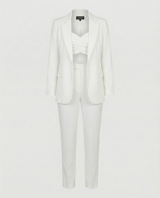 EB Stylisches 3-teiliges Set (Blazer, Oberteil, Hose)