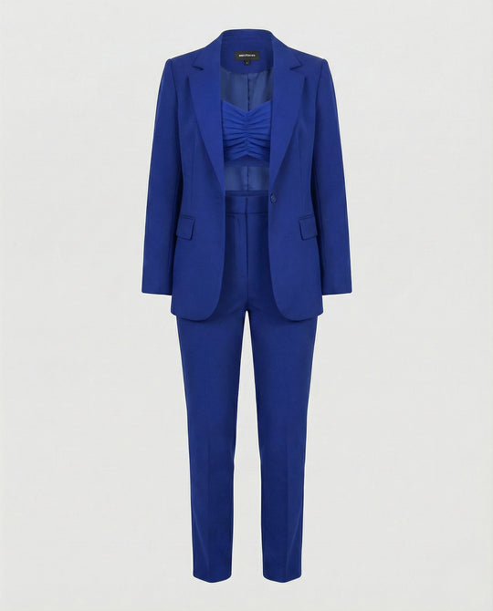 EB Stylisches 3-teiliges Set (Blazer, Oberteil, Hose)