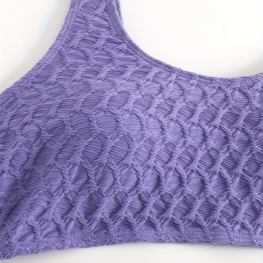 Damen Sportliches Bikini-Set mit elastischen Trägern EB