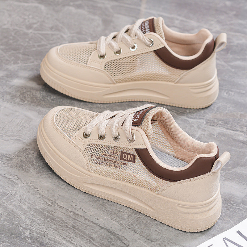 Damen Atmungsaktive Sport Sneakers mit modischen Akzenten und komfortabler Dämpfung EB
