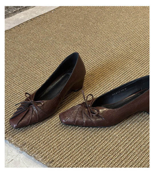 Damen elegante Ballerinas mit raffiniertem Faltendesign und bequemer Innensohle EB