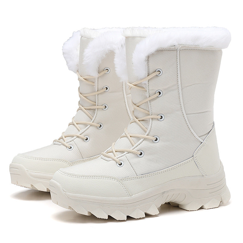Damen Winterstiefel mit isolierendem Innenfutter und rutschfester Profilsohle EB