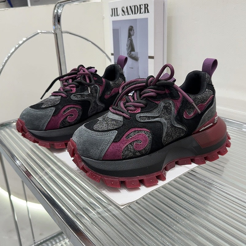 Damen sportliche Trekking Sneakers EB