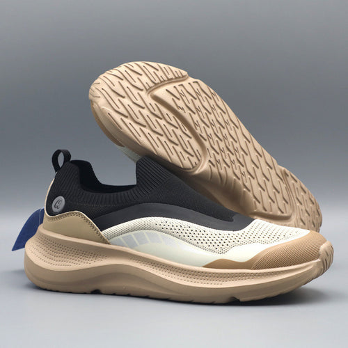 Damen Komfortable Slip-On Sneakers mit rutschfester Sohle und atmungsaktivem Obermaterial EB