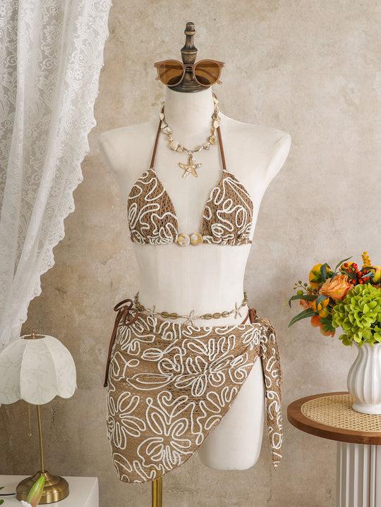 Damen Zweiteiliges Strandoutfit EB