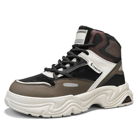 Damen Sportliche High-Top Sneakers mit dämpfender Sohle und atmungsaktivem Obermaterial EB