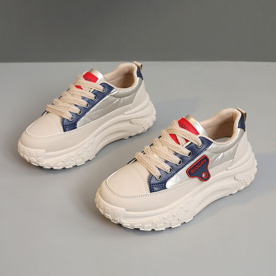 Damen modische Sneakers mit hohem Komfort und stoßdämpfendem Sohlenprofil EB