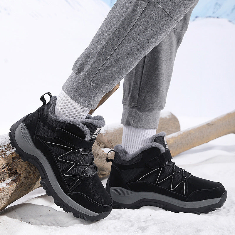 Damen Warmfutter-Winterstiefel mit rutschfester Sohle und atmungsaktivem Obermaterial EB