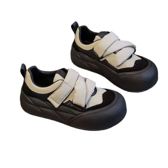 Damen Sneakers mit doppeltem Klettverschluss und modischem Design EB