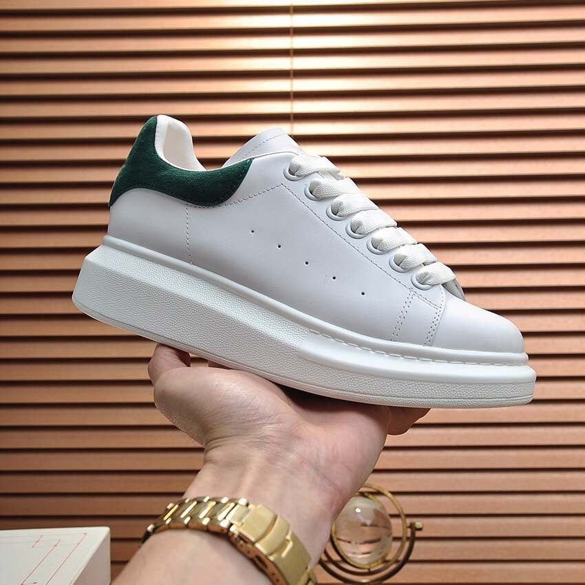 Damen Modische Sneakers mit hochwertiger Lederstruktur und bequemer Dämpfung EB