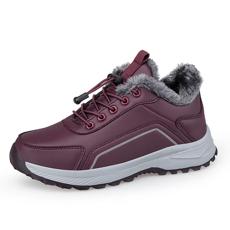 Damen Winterliche Trekking Sneakers mit rutschfester Sohle und isolierendem Warmfutter EB