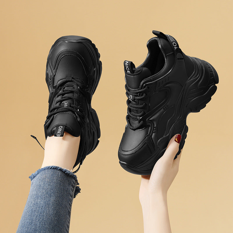 Damen Sportliche Chunky Sneaker mit ergonomischer Dämpfung und rutschfester Sohle EB