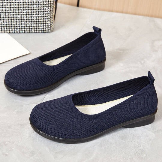 Damen Komfortable Ballerinas mit flexibler Sohle EB