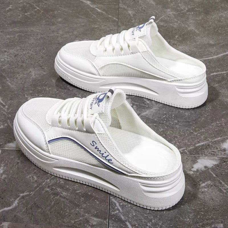 Damen Sportliche Slip-On Sneakers mit atmungsaktiver Mesh-Oberfläche und zusätzlichem Komfort EB