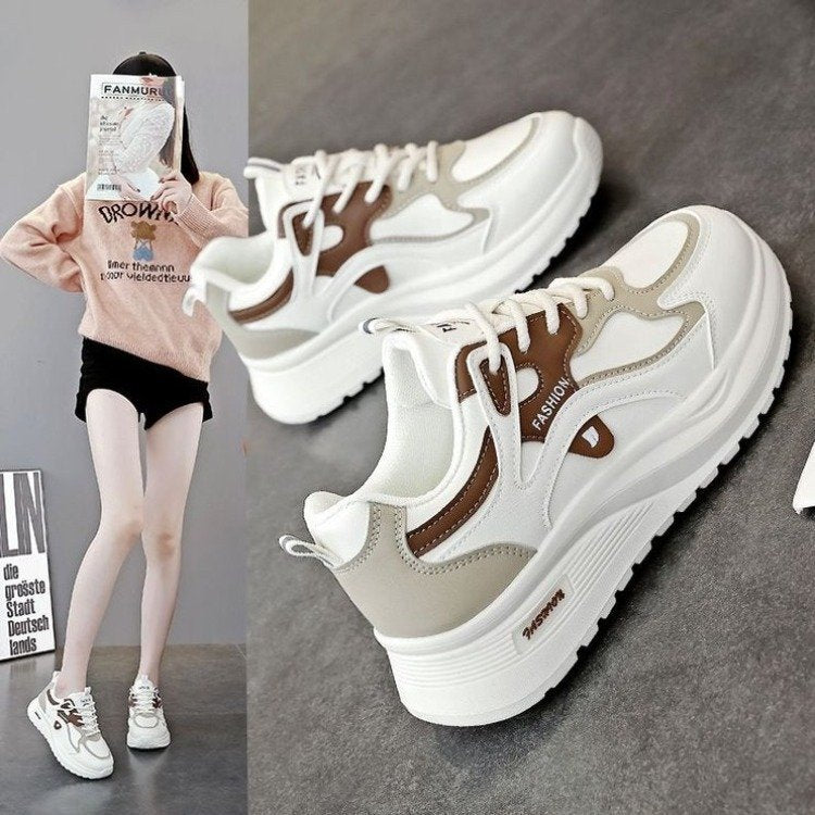 Damen Sportliche Sneakers mit leicht dämpfender Sohle und atmungsaktivem Obermaterial EB