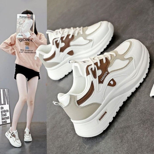 Damen Sportliche Sneakers mit leicht dämpfender Sohle und atmungsaktivem Obermaterial EB
