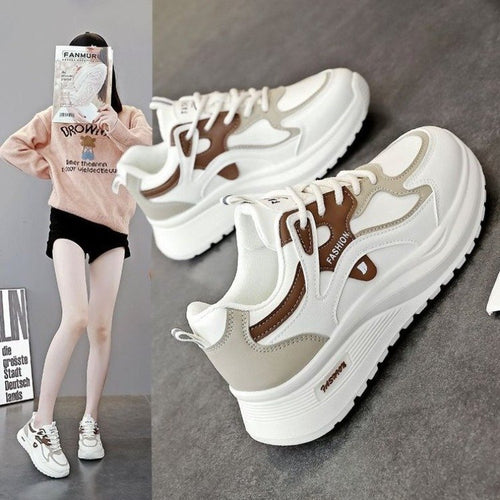 Damen Sportliche Sneakers mit leicht dämpfender Sohle und atmungsaktivem Obermaterial EB