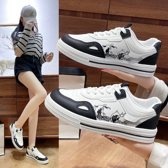 Damen Sneakers mit atmungsaktivem Obermaterial und rutschfester Sohle EB