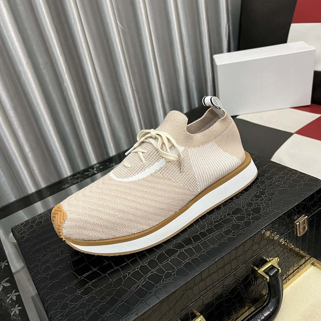 Damen Sportliche Lifestyle Sneakers mit atmungsaktiver Strickoberfläche EB