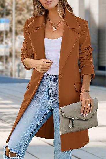 Damen eleganter Überwurf mit modernem Schnitt EB