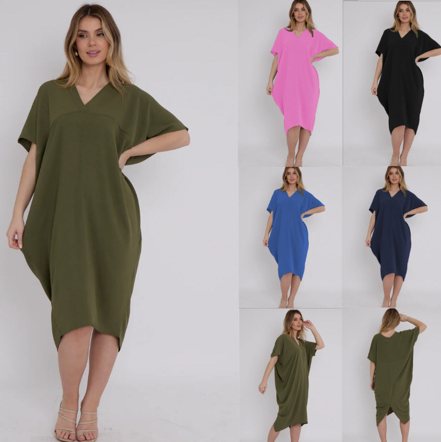 Damen Übergröße Sommerkleid EB