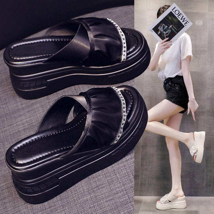Damen Komfortable Plateau-Sandalen EB