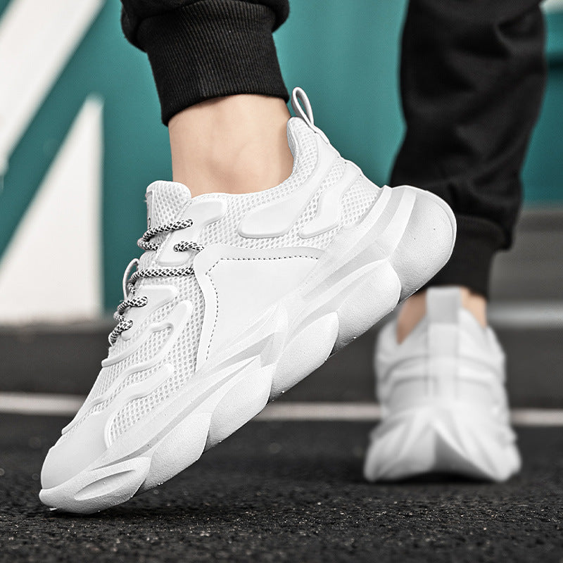 Damen modische und leichte Sneakers mit atmungsaktivem Obermaterial EB