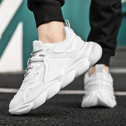 Damen modische und leichte Sneakers mit atmungsaktivem Obermaterial EB