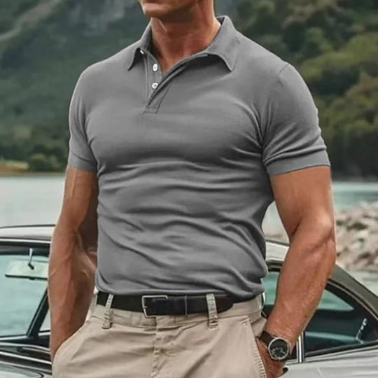 Herren Poloshirt aus atmungsaktivem Baumwollmix mit feuchtigkeitsregulierenden Eigenschaften EB