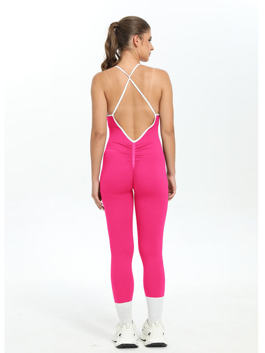 Damen Bodysuit mit Racerback-Design und nahtloser Verarbeitung EB