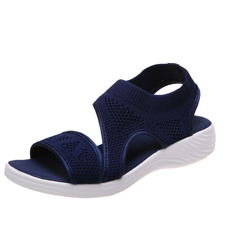 Damen Komfortable und atmungsaktive Riemen-Sandalen EB