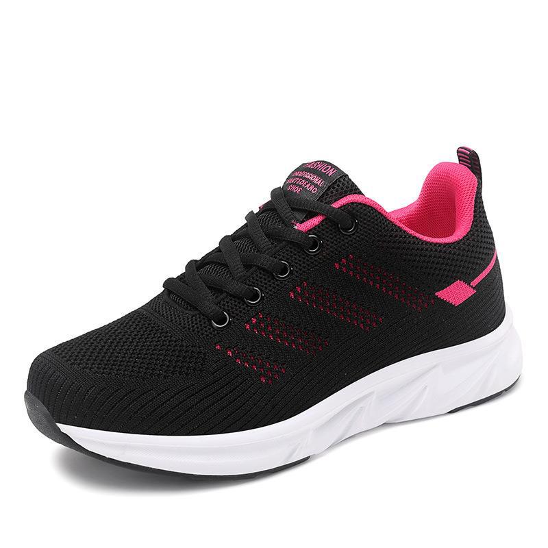 Damen Sportliche Freizeitschuhe mit atmungsaktivem Mesh-Obermaterial und dämpfendem Fußbett EB