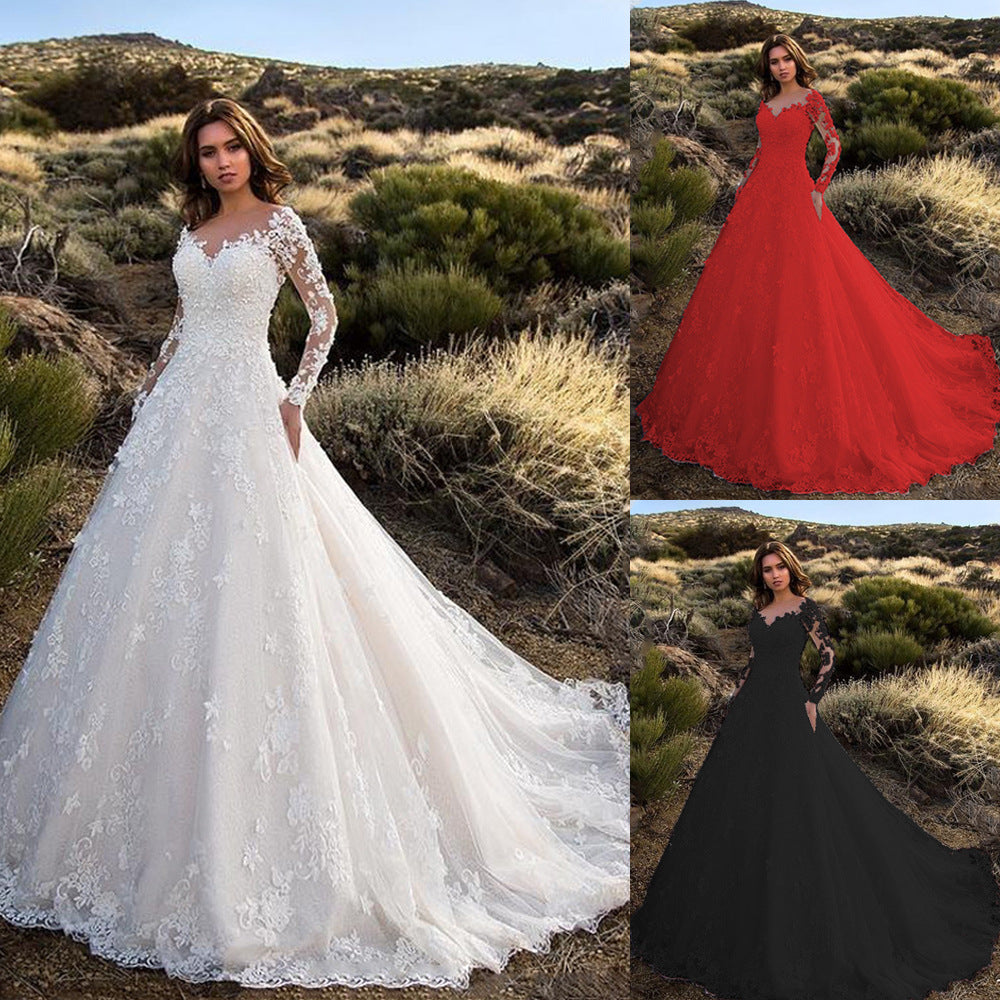 EB | Elegante weiße Braut Hochzeitskleid