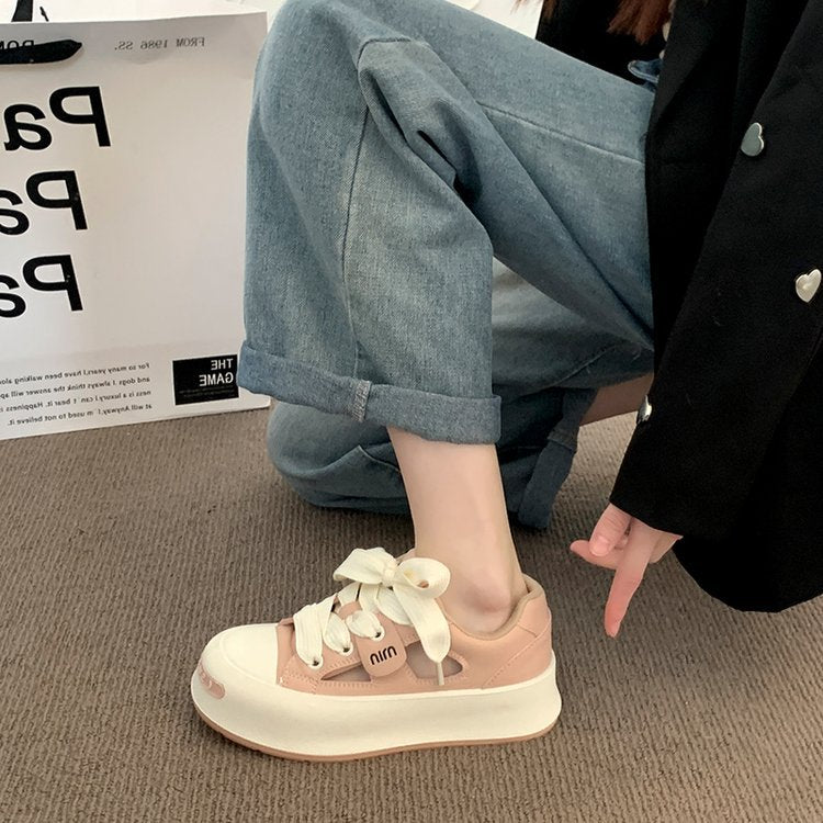 Damen modische Sneakers mit atmungsaktiver Mesh-Oberfläche und dämpfender Sohle EB