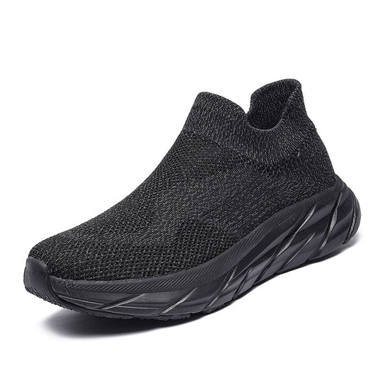 Damen Bequeme und flexible Slip-On Sportschuhe mit atmungsaktivem Obermaterial EB