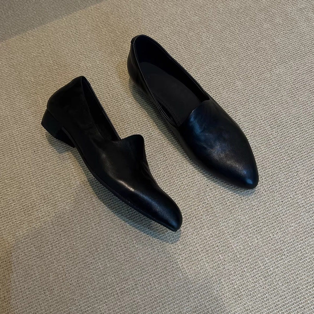 Damen elegante Slippers mit spitz zulaufendem Design und bequemem Fußbett EB