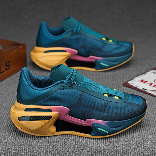Herren moderne Sneaker mit skulpturierter Plateau-Performancesohle, nahtlosem Strickschaft und integrierter Fersenstütze EB