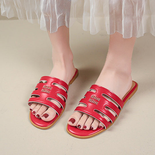 Damen offene Riemensandalen mit schnittigem Design EB