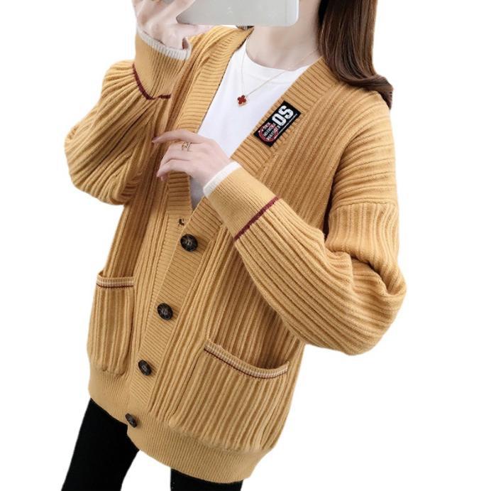 Damen Strickjacke mit strukturiertem Rippmuster und praktischen Taschen EB